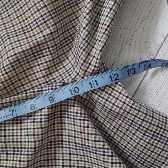 TALBOTS CLASSIC CHATNAM ANKLE PLAID PANTS - Picture 10 of 11